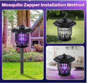 Lampe anti-moustiques à énergie solaire مصباح طارد للبعوض يعمل بالطاقة الشمسية