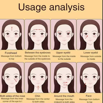 Ensemble de deux rouleaux pour le visage مجموعة من قطعتين من بكرات الوجه
