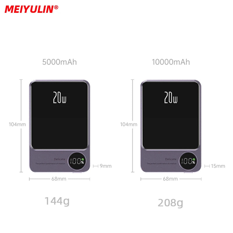 Batterie externe 20000mah شاحن لاسلكي قوة البنك
